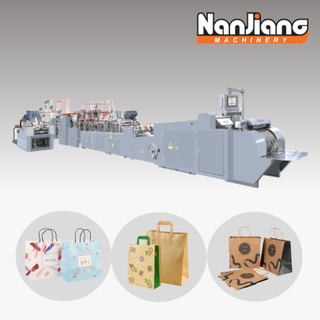 WFD-450 Sac en papier alimenté en feuilles entièrement automatique avec machine à poignée